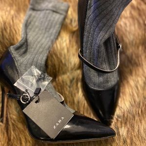 Zara Socks Heels